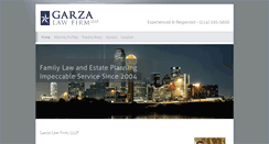 Desktop Screenshot of garzalawfirmtx.com
